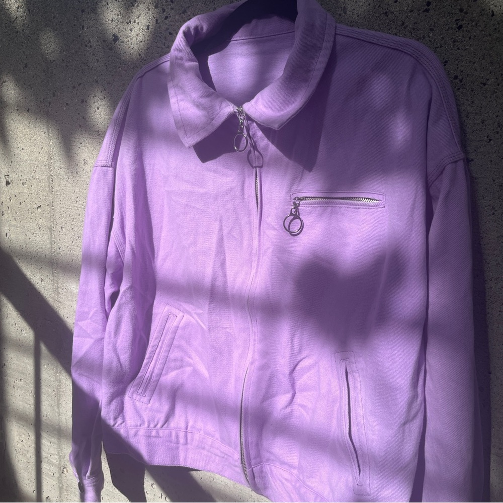 Cute Lilac Purple Jacket